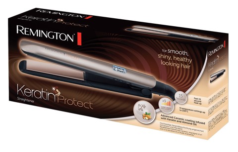 Remington S8540 messa in piega Piastra per capelli Vapore Nero, Bronzo 1,8 m