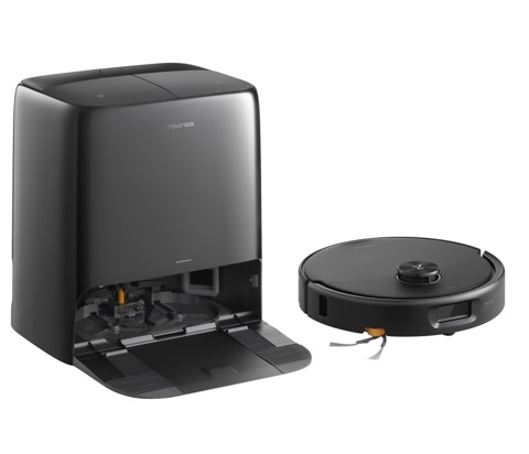 Roborock Qrevo 2 ProX Robot Aspirapolvere Lavapavimenti, Aspirazione HyperForce® 25.000 Pa, Stazione Multifunzione con Lavaggio Panni a 75°C e Asciugatura ad Aria Calda a 45°C, Sistema Anti-Groviglio DuoDivide™, Sgancio Automatico dei Panni, Spazzola Laterale Reversibile, Controllo tramite App