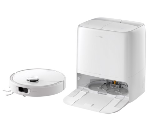 Roborock Qrevo 2 ProX Robot Aspirapolvere Lavapavimenti, Aspirazione HyperForce® 25.000 Pa, Stazione Multifunzione con Lavaggio Panni a 75°C e Asciugatura ad Aria Calda a 45°C, Sistema Anti-Groviglio DuoDivide™, Sgancio Automatico dei Panni, Spazzola Laterale Reversibile, Controllo tramite App