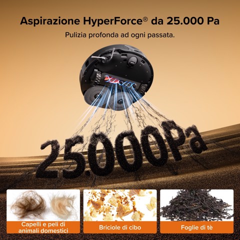 Roborock Qrevo Edge 2X Robot Aspirapolvere Lavapavimenti, Aspirazione HyperForce® 25.000 Pa, Stazione Multifunzione con Lavaggio Panni a 80°C e Asciugatura ad Aria Calda a 55°C, FlexiArm™, Sistema Anti-Groviglio DuoDivide™, Reactive AI