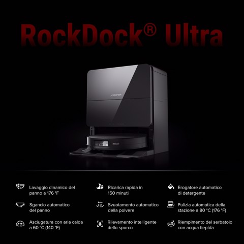 Roborock Saros 10 Robot Aspirapolvere e Lavapavimenti con VibraRise 4.0, Aspirazione 22.000 Pa, LiDAR Retrattile, Dock RockDock Ultra 2.0, Reactive AI 3.0, Sollevamento Mop Automatico, Controllo App e Vocale