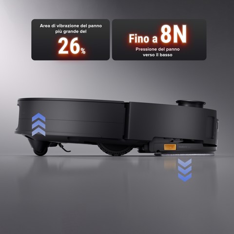Roborock Saros 10 Robot Aspirapolvere e Lavapavimenti con VibraRise 4.0, Aspirazione 22.000 Pa, LiDAR Retrattile, Dock RockDock Ultra 2.0, Reactive AI 3.0, Sollevamento Mop Automatico, Controllo App e Vocale