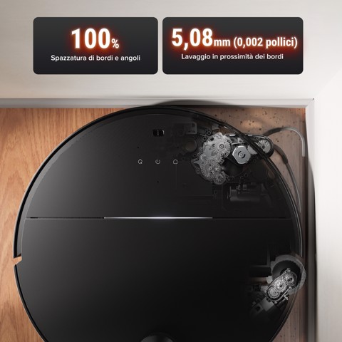 Roborock Saros 10 Robot Aspirapolvere e Lavapavimenti con VibraRise 4.0, Aspirazione 22.000 Pa, LiDAR Retrattile, Dock RockDock Ultra 2.0, Reactive AI 3.0, Sollevamento Mop Automatico, Controllo App e Vocale