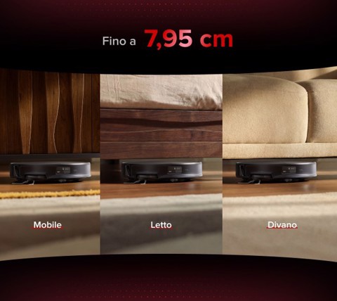 Roborock Saros 20X robot aspirapolvere e lavapavimenti Nero