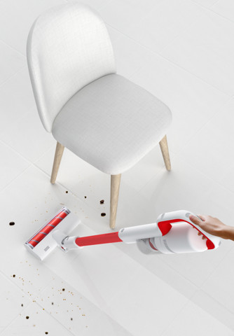 Roidmi X15 Senza sacchetto Rosso, Bianco