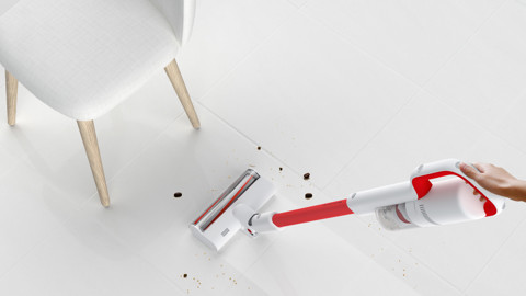 Roidmi X15 Senza sacchetto Rosso, Bianco