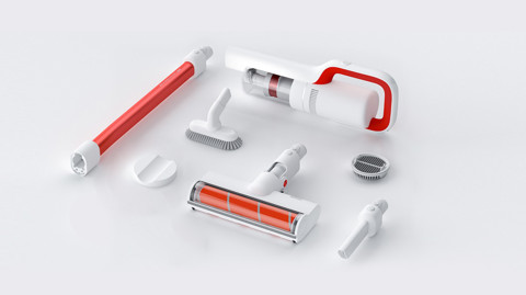 Roidmi X15 Senza sacchetto Rosso, Bianco