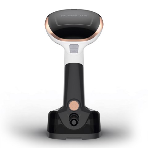 Rowenta Access Steam Pocket, Stiratore Verticale Portatile, Pieghevole, Black & White