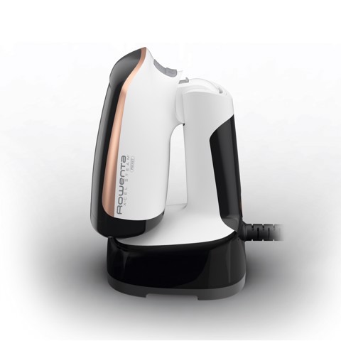 Rowenta Access Steam Pocket, Stiratore Verticale Portatile, Pieghevole, Black & White