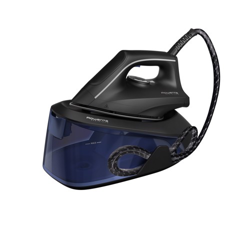 Rowenta Easy Steam VR5121 Stazione da stiro a vapore azionata da pompa 2400 W 1,4 L Acciaio inossidabile Nero, Blu