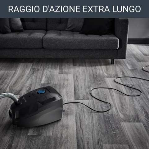 Rowenta Green Force Max G-Force Classic potenza massima 900 W, filtro HEPA, raggio d'azione di 12 m, sacchetto igienico da 4,5 L con sistema di sostituzione rapida, RO4931