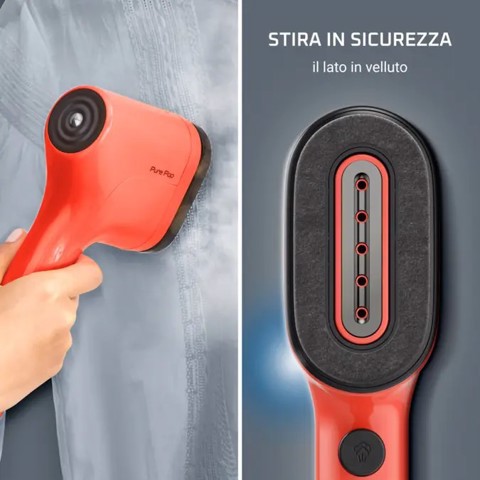 Rowenta Pure Pop DR2022 Vapore per indumenti portatile 0,07 L 1300 W Corallo
