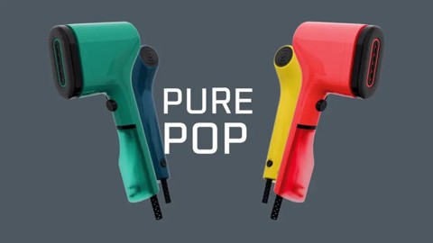 Rowenta Pure Pop DR2022 Vapore per indumenti portatile 0,07 L 1300 W Corallo