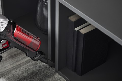 Rowenta RH2077 Aspirapolvere a bastone 2 in 1 Batteria Secco Senza sacchetto 0,4 L 250 W Nero, Rosso