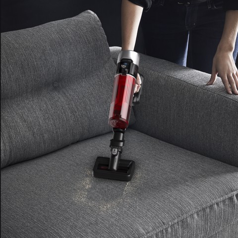 Rowenta RH2077 Aspirapolvere a bastone 2 in 1 Batteria Secco Senza sacchetto 0,4 L 250 W Nero, Rosso