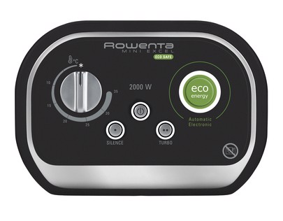 Rowenta SO9266F0 stufetta elettrica Interno Nero 2000 W Riscaldatore ambiente elettrico con ventilatore