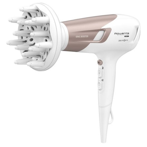 Rowenta Studio Dry CV5830F0 asciuga capelli 2100 W Beige, Bianco