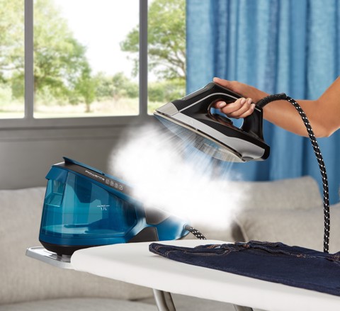 Rowenta Turbo Steam, Generatore di Vapore, 270g/min, Blue