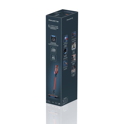 Rowenta X-FORCE 8.80, Aspirapolvere Senza Filo, 100 AW, Modello Animal Care, RH1872