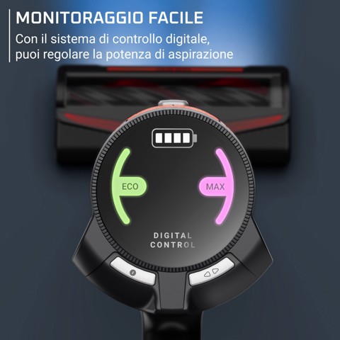 Rowenta X-FORCE 8.80, Aspirapolvere Senza Filo, 100 AW, Modello Animal Care, RH1872