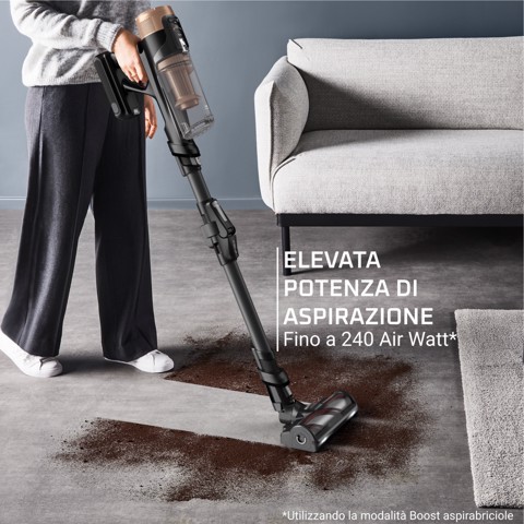 Rowenta X-Force Flex 14.80 , Aspirapolvere Senza Fili, Potenza di Aspirazione Elevata di 240 AW, Modello Animal Care, RH9B74