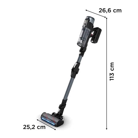 Rowenta X-Force Flex 16.60 RH9C71E0 scopa elettrica Aspirapolvere a bastone 2 in 1 Batteria Secco Senza sacchetto Nero, Blu