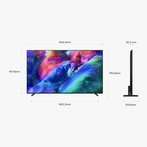 Samsung 75" Micro RGB R85H 4K Vision AI Smart TV (2026)