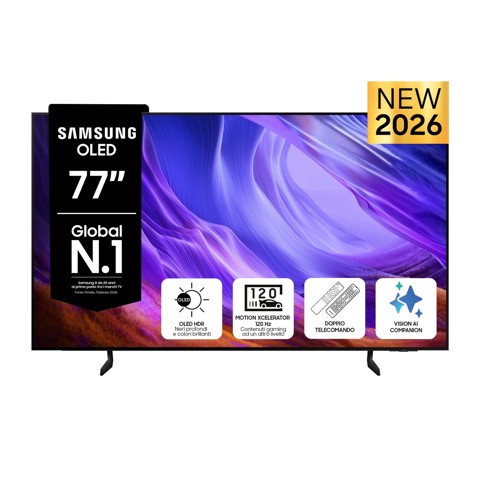 Samsung 77" OLED S85H 4K Vision AI Smart TV (2026)