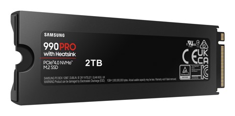 Samsung 990 PRO con dissipatore 2 TB