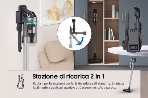 Samsung Aspirapolvere senza filo Jet™ 75E pet 200W VS20B75AGR1