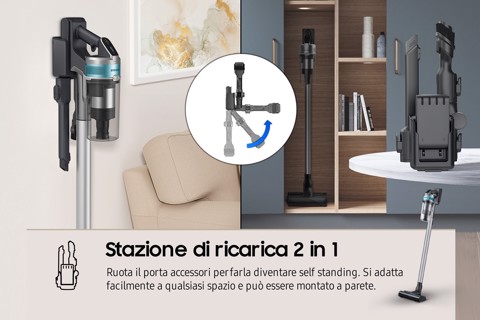 Samsung Aspirapolvere senza filo Jet™ 75E pet 200W VS20B75AGR1