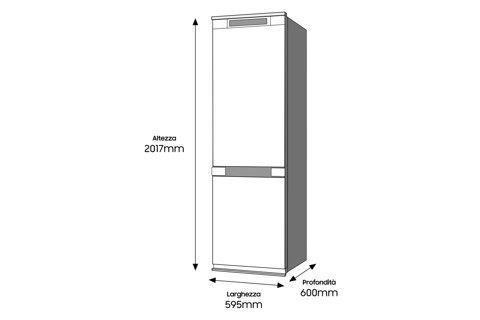 Samsung Frigorifero Combinato Kitchen Fit 2m 368L RB36R8839SR