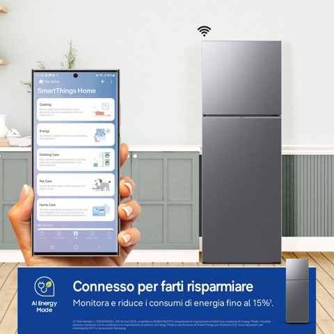 Samsung Frigorifero Doppia Porta EcoFlex AI 305L RT31CG5624S9