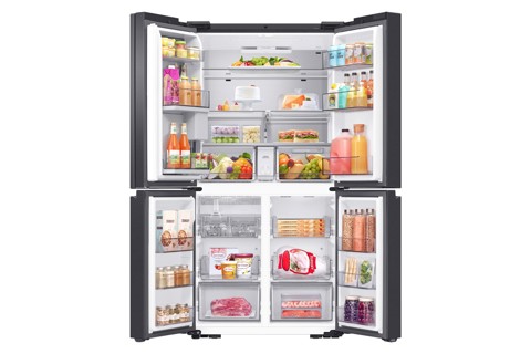 Samsung Frigorifero RF65DG9H0EB1EF 4 Porte Family Hub™ AI Libera Installazione 636L Classe E Antracite