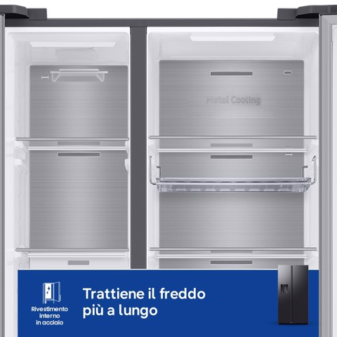 Samsung Frigorifero Side By Side 640L RS70F64KEFEF