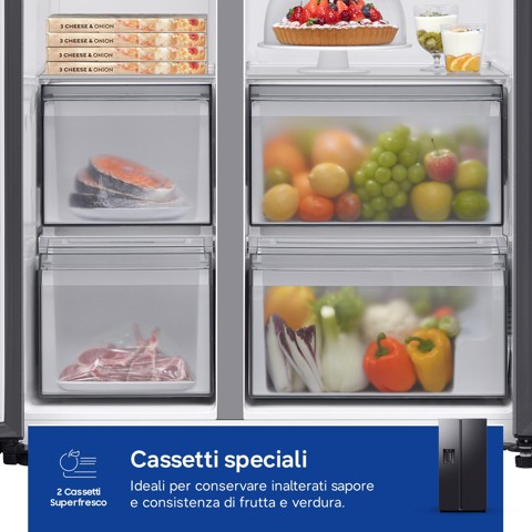 Samsung Frigorifero Side By Side 640L RS70F64KEFEF