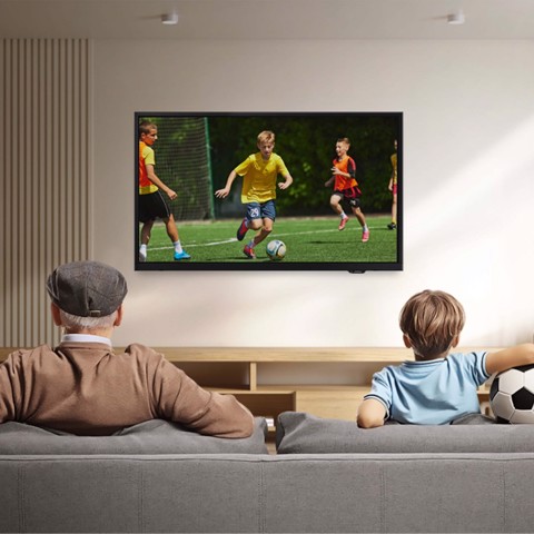 Samsung Full HD 24" UE24F6000FUXZT, Hyper Real Processor, HDR & Pur Color, Smart Experience, OTS Lite & Adaptive Sound, Slim Look Design, Smart TV, 2025