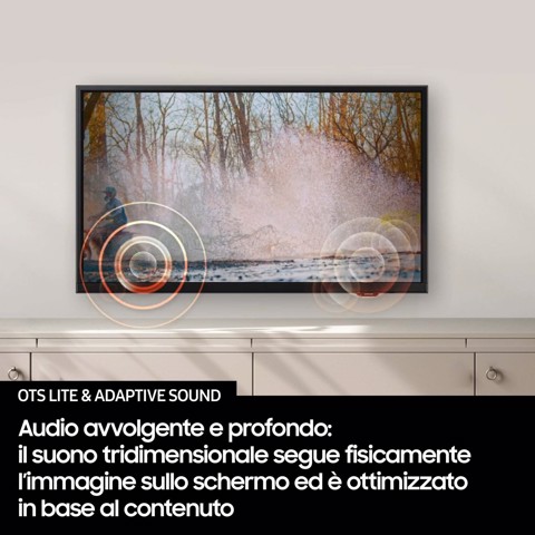 Samsung Full HD 24" UE24F6000FUXZT, Hyper Real Processor, HDR & Pur Color, Smart Experience, OTS Lite & Adaptive Sound, Slim Look Design, Smart TV, 2025