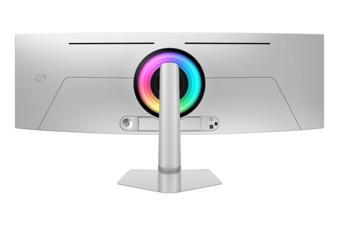Samsung G93SD Monitor PC 124,5 cm (49") 5120 x 1440 Pixel Dual QHD OLED Argento