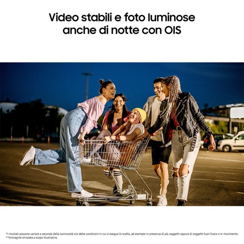 Samsung Galaxy A17 5G, Android 15, Display sAMOLED 6.7", 8GB RAM, 256GB, Batteria 5.000 mAh, Resistenza IP54, Memoria espandibile fino a 2TB, Gray