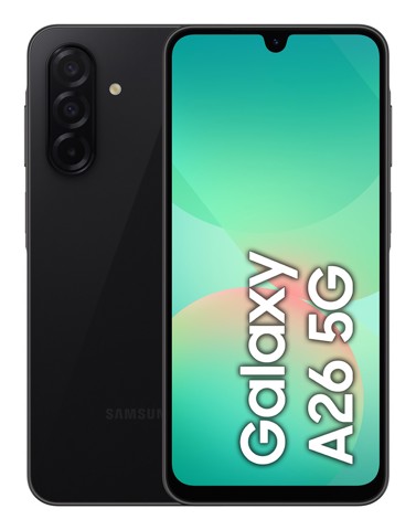 Samsung Galaxy A26 5G, Smartphone con Funzioni intelligenti, Display Super AMOLED 6.7”, 6GB RAM, 128GB, Batteria 5.000 mAh, memoria espandibile, Black