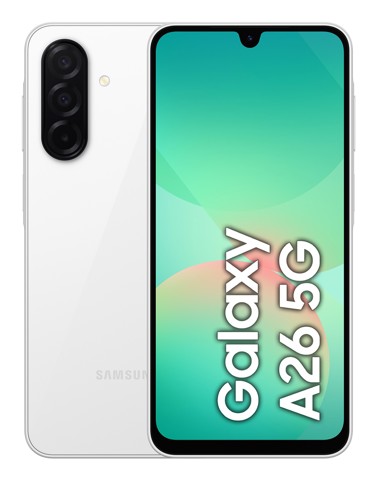 Samsung Galaxy A26 5G, Smartphone con Funzioni intelligenti, Display Super AMOLED 6.7”, 8GB RAM, 256GB, Batteria 5.000 mAh, memoria espandibile, White