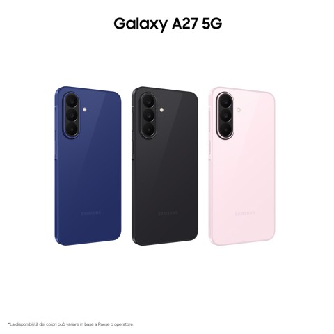 Samsung GALAXY A27 5G 17 cm (6.7") Doppia SIM Android 16.0 USB tipo-C 6 GB 128 GB 5000 mAh Blu