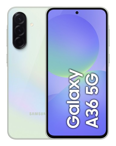 Samsung Galaxy A36 5G, Smartphone con Funzioni intelligenti, Display Super AMOLED 6.7”, 6GB RAM, 128GB, Camera 50MP, Batteria 5.000 mAh, IP67, Awesome Lime