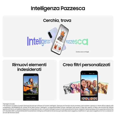 Samsung Galaxy A36 5G, Smartphone con Funzioni intelligenti, Display Super AMOLED 6.7”, 8GB RAM, 256GB, Camera 50MP, Batteria 5.000 mAh, IP67, Awesome Black