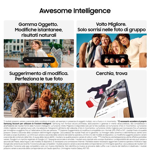 Samsung Galaxy A57 5G 17 cm (6.7") Doppia SIM Android 16.0 USB tipo-C 8 GB 256 GB 5000 mAh Grigio