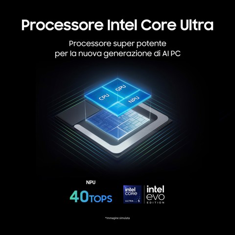 Samsung Galaxy Book5 360 Intel Core Ultra 5 226V Ibrido (2 in 1) 39,6 cm (15.6") Touch screen Full HD 16 GB LPDDR5x-SDRAM 512 GB SSD Wi-Fi 7 (802.11be) Windows 11 Home Grigio