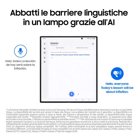 Samsung Galaxy Buds3 Auricolari AI open-type True Wireless, Audio Hi-Fi, Impermeabilità IP57, Silver