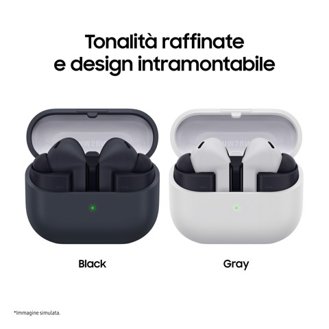 Samsung Galaxy Buds3 FE, Auricolari Wireless, Audio 360, Gemini AI, Gray