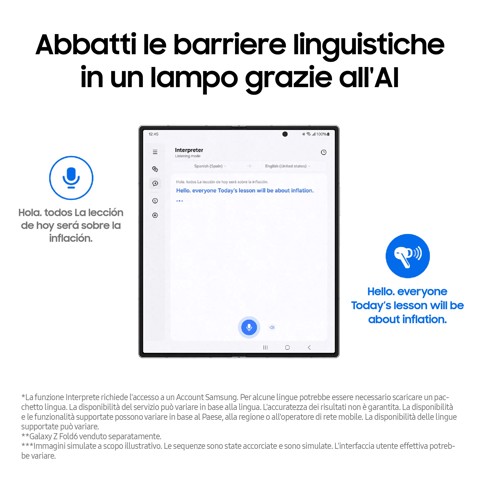 Samsung Galaxy Buds3 Pro Auricolari AI in-ear True Wireless, Speaker a 2 vie, Audio Hi-Fi, Impermeabilità IP57, White